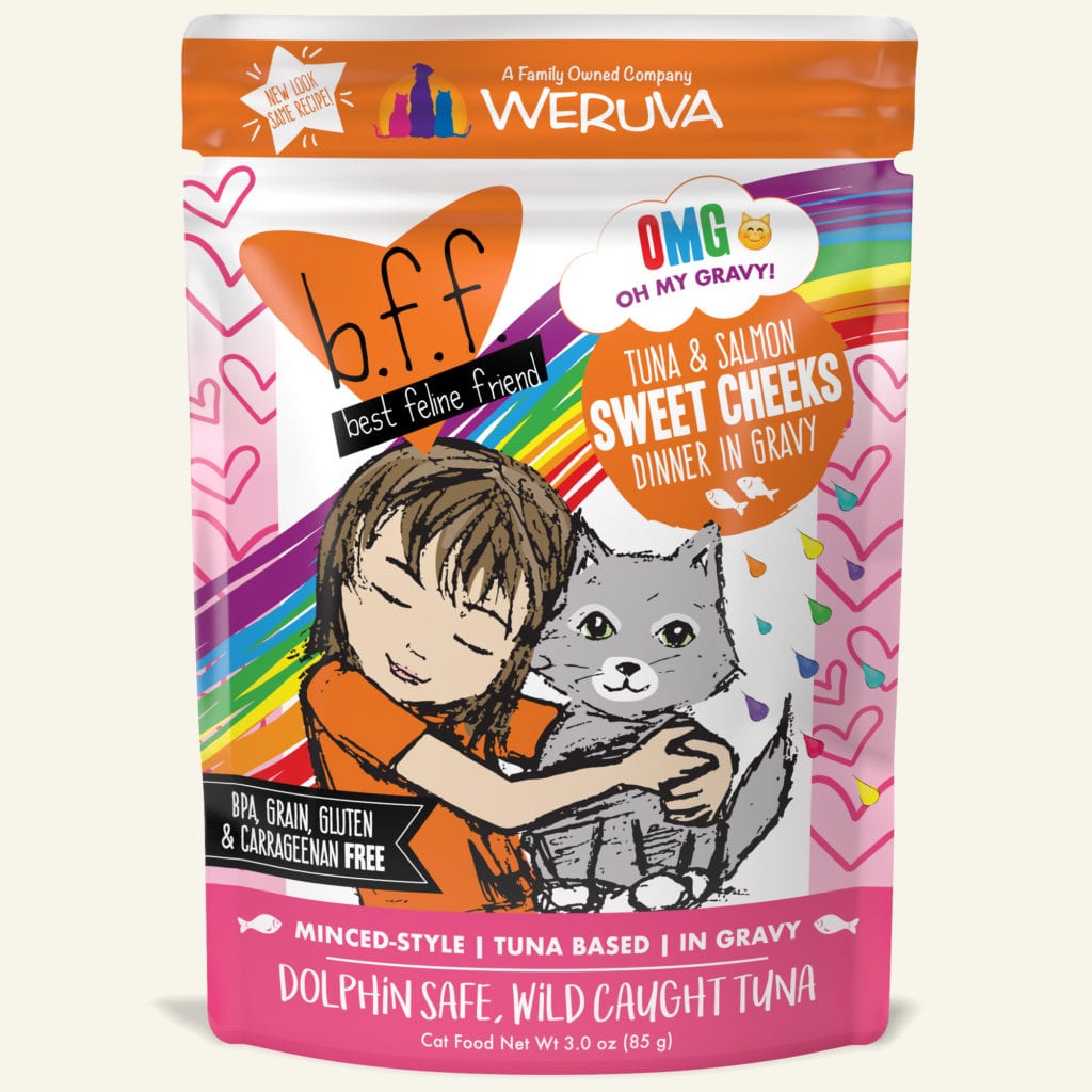 Weruva BFF OMG Tuna Salmon Sweet Cheeks Cat Food Critters Pet