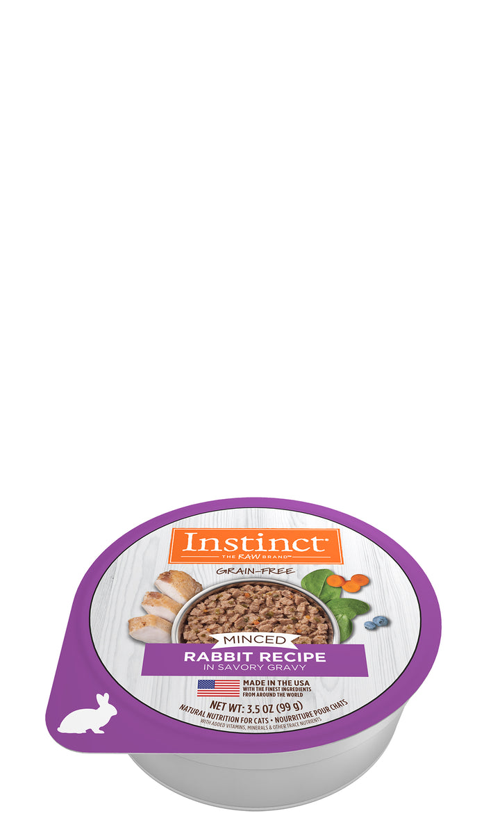 Instinct Rabbit Minced Wet Cat Food Critters Pet Health Store