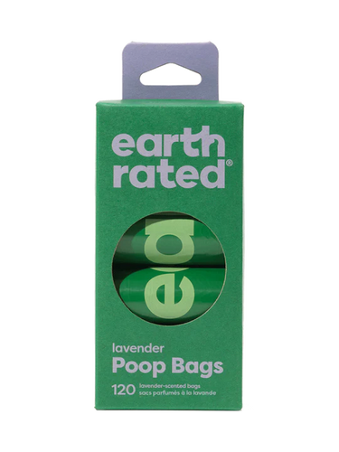 Earth Rated Lavender Scented Refill Rolls 120 Poop Bags