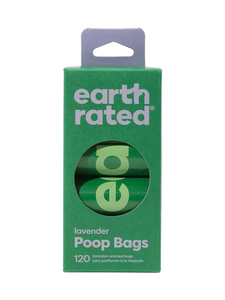 Earth Rated Lavender Scented Refill Rolls 120 Poop Bags