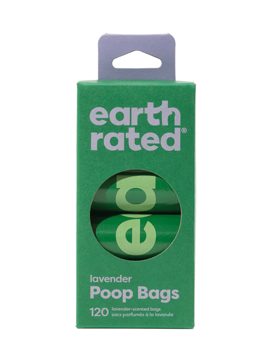 Earth Rated Lavender Scented Refill Rolls 120 Poop Bags