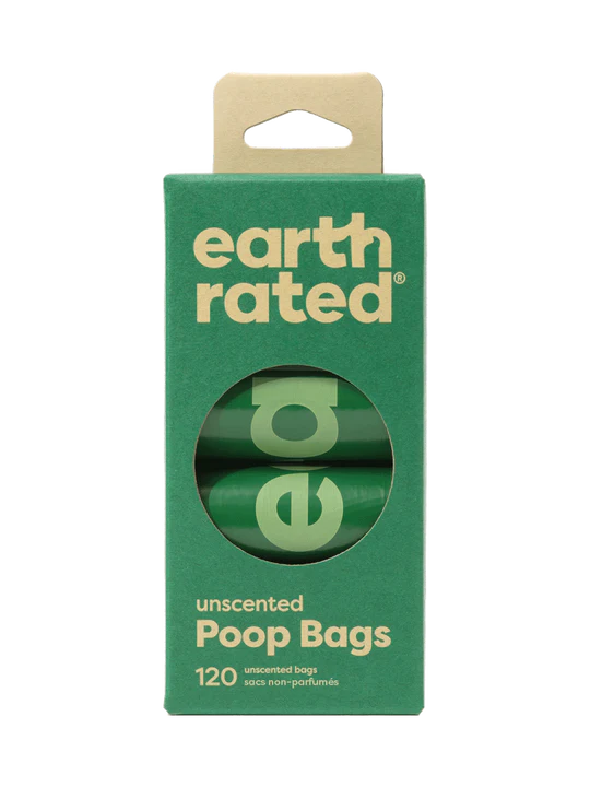 Earth Rated Unscented Refill Rolls 120 Poop Bags