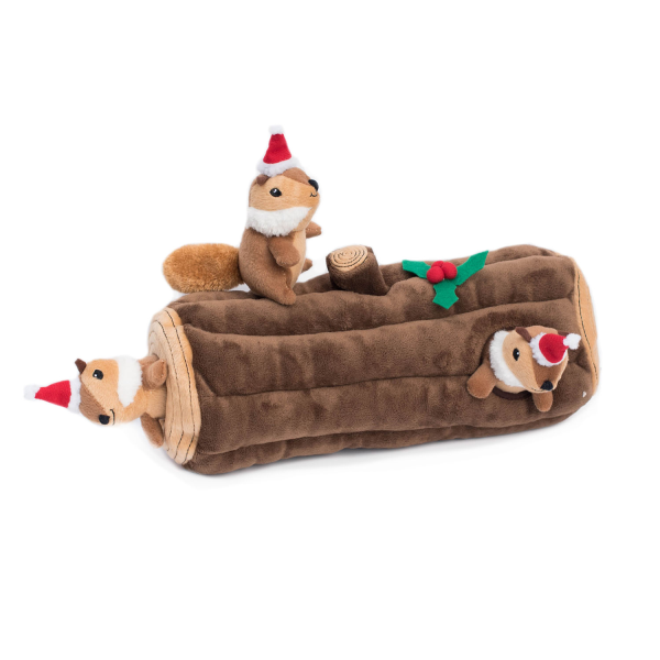 Holiday Item ZippyPaws Holiday Burrow Yule Log