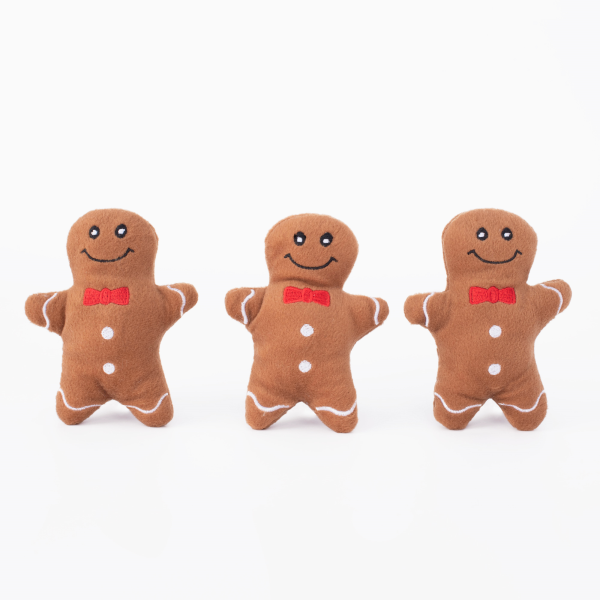 Holiday Item ZippyPaws Holiday Miniz Gingerbread Men