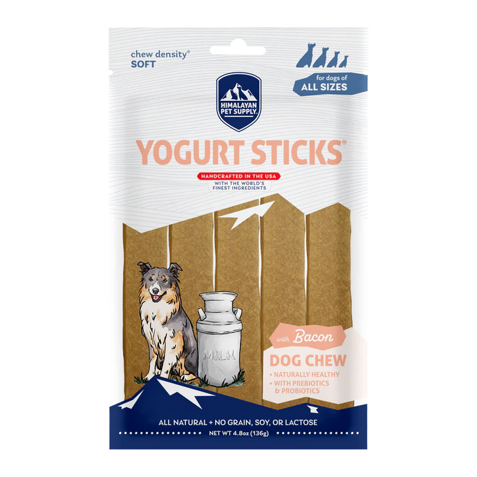 Himalayan Yogurt Sticks Bacon 136g Dog Chews