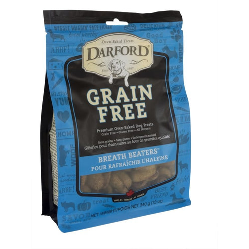 Darford Grain Free Breath Beaters 340g Dog Biscuits