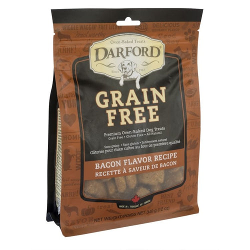 Darford Grain Free Bacon 340g Dog Biscuits