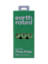 Load image into Gallery viewer, Earth Rated Lavender Scented Refill Rolls 315 Poop Bags