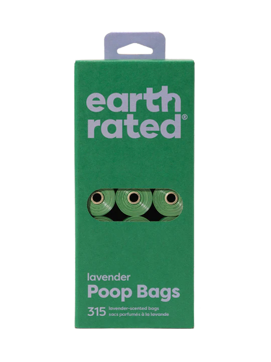 Earth Rated Lavender Scented Refill Rolls 315 Poop Bags