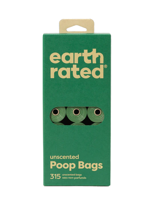 Earth Rated Unscented Refill Rolls 315 Poop Bags