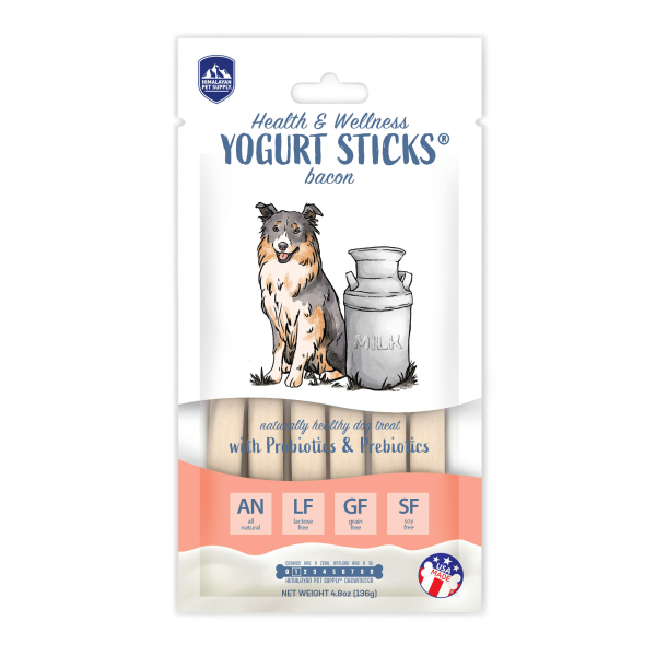 Himalayan Yogurt Sticks Bacon 136g Dog Chews