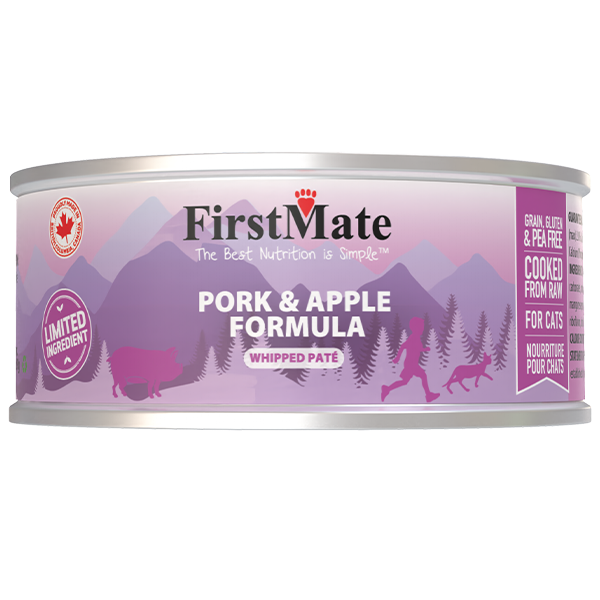 FirstMate Limited Ingredient Pork & Apple 156g Canned Cat Food