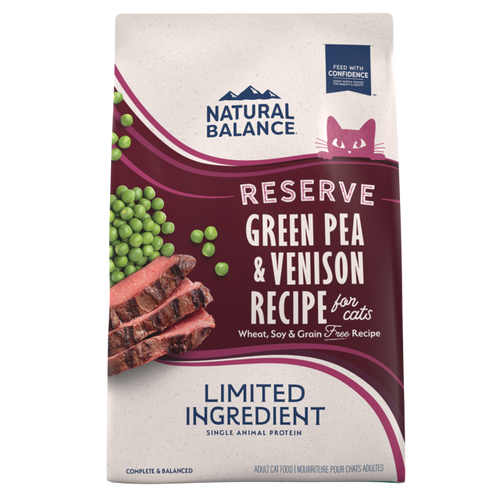 Natural Balance Limited Ingredient Diet Grain Free Reserve Green Pea & Venison Formula Dry Cat Food