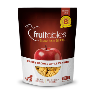 Fruitables Crunchy Bacon & Apple 198g Dog Treats