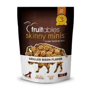 Fruitables Skinny Minis Grilled Bison 141g Dog Treats