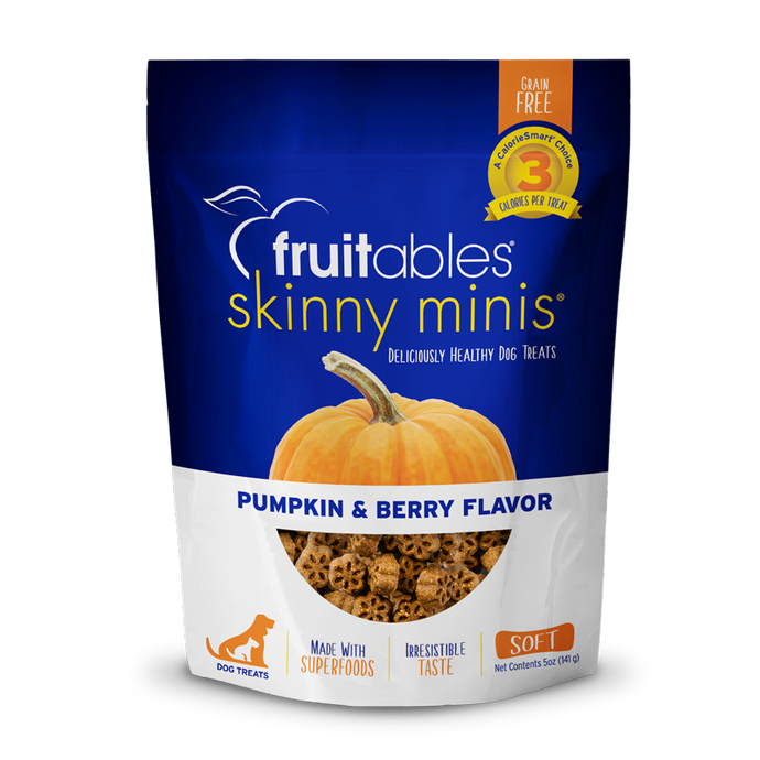 Fruitables Skinny Minis Pumpkin & Berry 141g Dog Treats