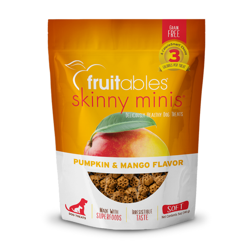 Fruitables Skinny Minis Pumpkin & Mango 141g Dog Treats