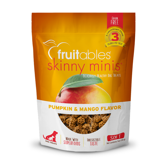 Fruitables Skinny Minis Pumpkin & Mango 141g Dog Treats