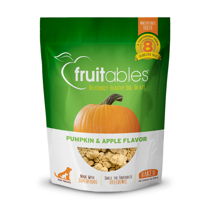 Fruitables Crunchy Pumpkin & Apple 198g Dog Treats