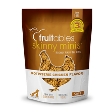 Load image into Gallery viewer, Fruitables Skinny Minis Rotisserie Chicken 141g Dog Treats