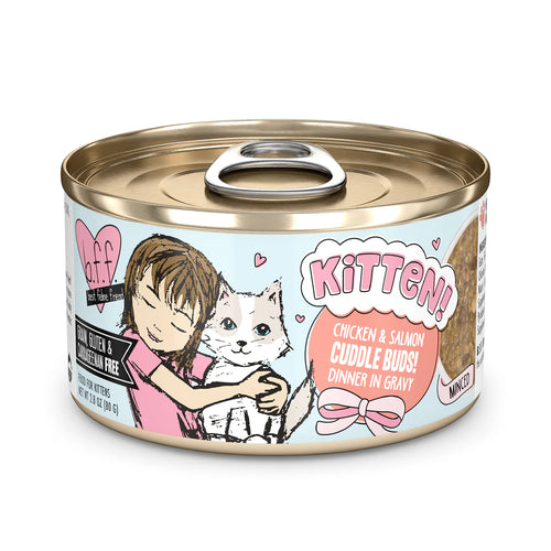 Weruva BFF Kitten Chicken & Salmon Cuddle Buds! Cat Food