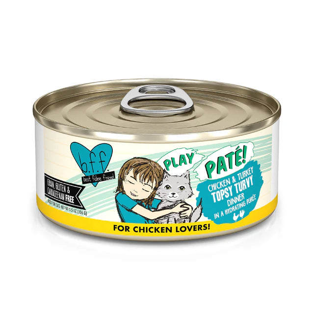 Weruva BFF PLAY Paté Chicken & Turkey Topsy Turvy Cat Food