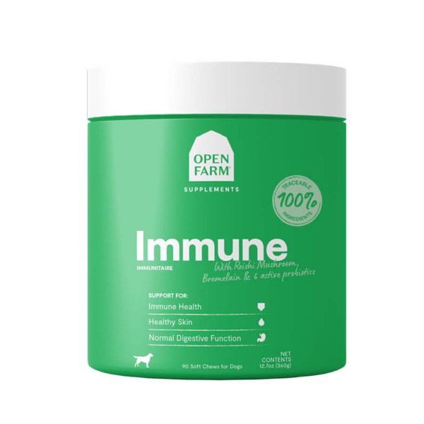 Open Farm Immune Health Supplement Dog Chews