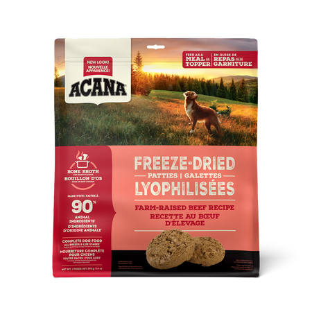 Acana Ranch-Raised Beef Patties 397g Freeze Dried Dog Food