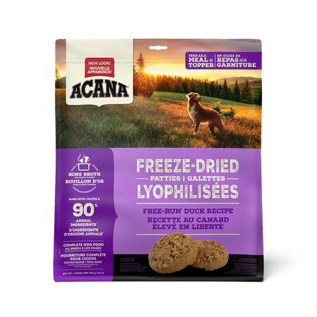 Acana Free-Run Duck Patties 397g Freeze Dried Dog Food