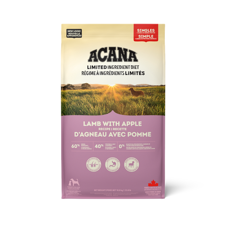 Acana Singles Limited Ingredient Diet Lamb with Apple Dog Food