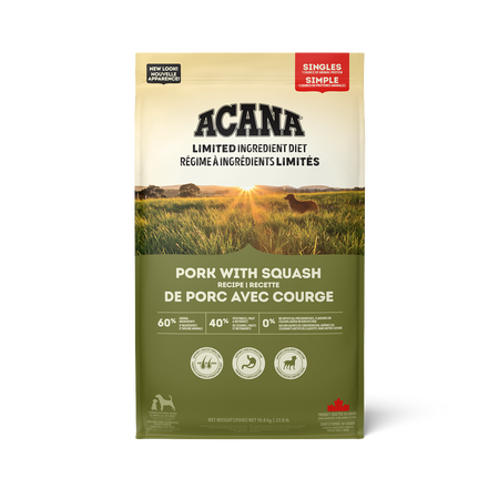 Acana Singles Limited Ingredient Diet Pork with Squash Dog Food