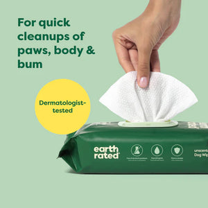 Earth Rated Textured Dog Grooming Wipes