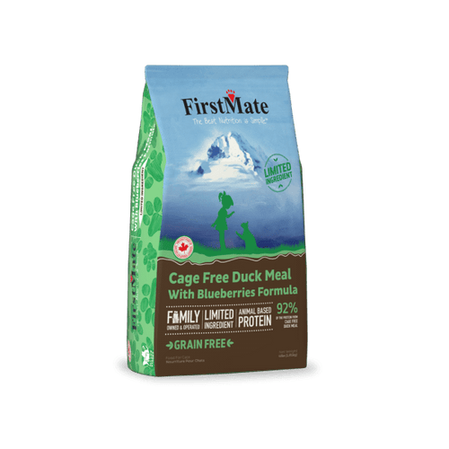 FirstMate Cage Free Duck Meal & Blueberries Dry Cat Food