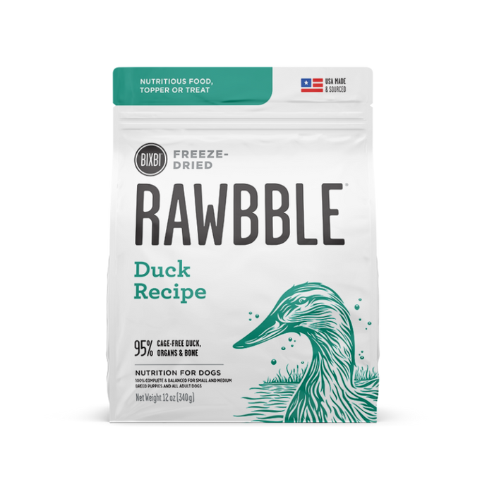 Bixbi Rawbble Duck 737g Freeze Dried Dog Food