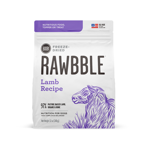 Bixbi Rawbble Lamb 737g Freeze Dried Dog Food