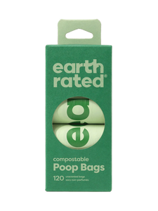 Earth Rated Certified Compostable 120 Poop Bags