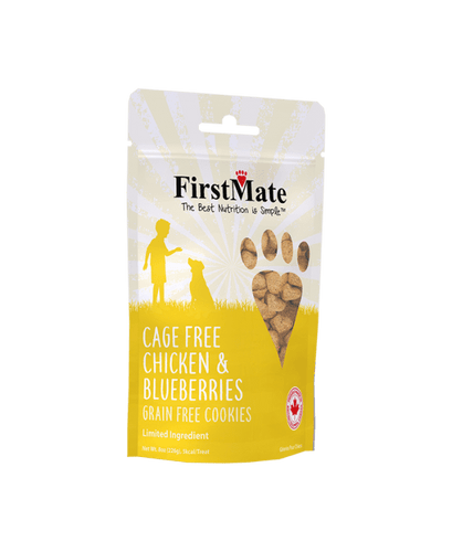 FirstMate Cage Free Chicken & Blueberries Dog Treats