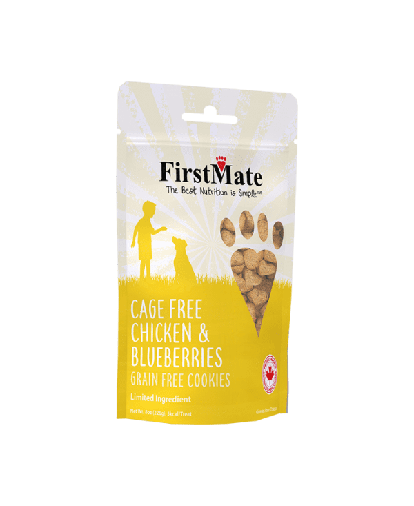 FirstMate Cage Free Chicken & Blueberries Dog Treats