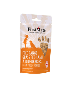 FirstMate Free Range Grass Fed Lamb & Blueberries Dog Treats