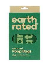 Load image into Gallery viewer, Earth Rated Unscented Easy-Tie Handle 120 Poop Bags