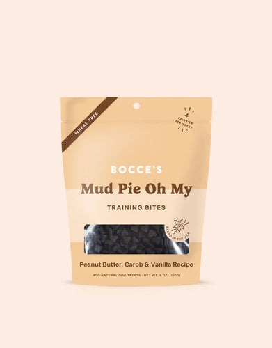 Bocce's Bakery Training Bites Mud Pie Oh My Peanut Butter, Carob & Vanilla 170g Dog Treats