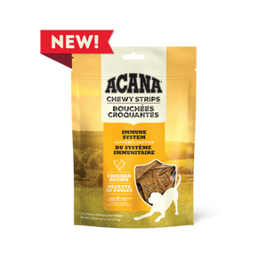 Acana Chewy Strips Immune System Support Chicken Recipe Dog Treats