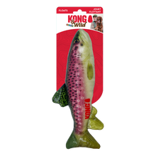 Load image into Gallery viewer, Kong Wild Shieldz Trout Fetch Dog Toy