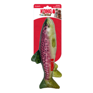 Kong Wild Shieldz Trout Fetch Dog Toy