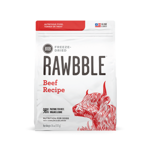 Bixbi Rawbble Beef 737g Freeze Dried Dog Food