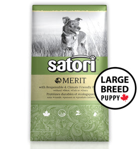 Satori Merit Responsible & Climate Friendly Large Breed Puppy Dry Dog Food