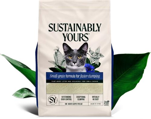 PetFive Sustainably Yours Small Grain Extra Odour Control 11.8kg Cat Litter