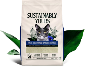 PetFive Sustainably Yours Small Grain Extra Odour Control 11.8kg Cat Litter