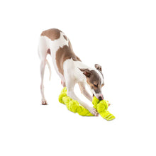 Load image into Gallery viewer, GURU Squeaking Tennis Snuffle Rope Dog Toy