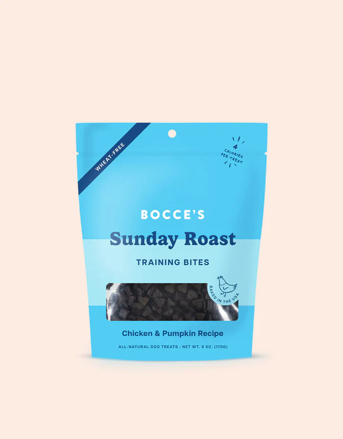 Bocce's Bakery Training Bites Sunday Roast Chicken & Pumpkin 170g Dog Treats